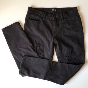 BDG slim boyfriend jean — black